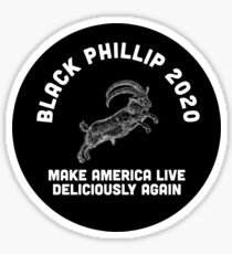 The Witch - Black Phillip 2020 Make America Live Deliciously Again Sticker