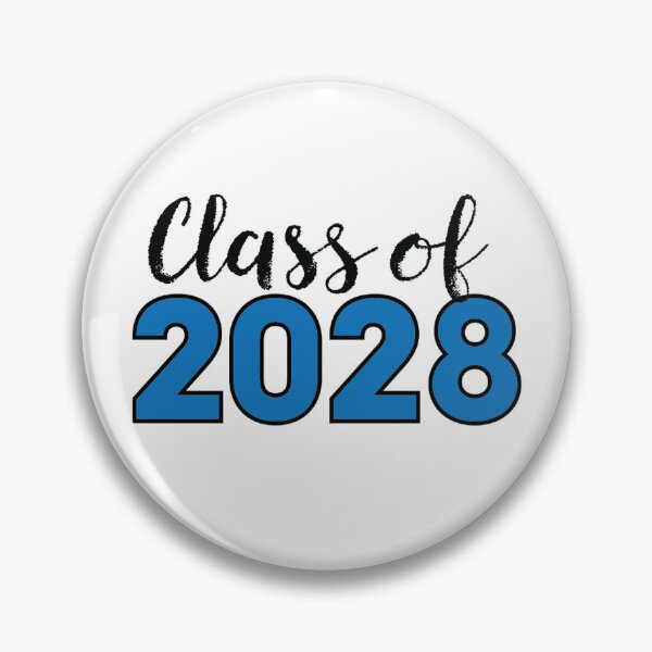 Item preview, class of 2028 blue script blue designed and sold by Andrea Long.