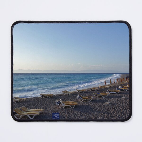 Item preview, Empty beach, Rhodes Town designed and sold by paulboizot.