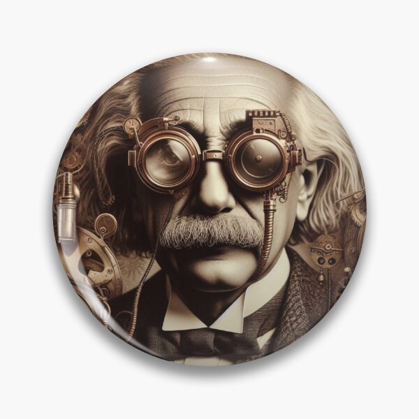 Item preview, Albert Einstein Steampunk  designed and sold by sevenmountains.