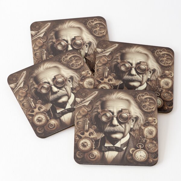 Item preview, Albert Einstein Steampunk  designed and sold by sevenmountains.