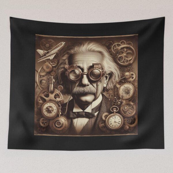 Item preview, Albert Einstein Steampunk  designed and sold by sevenmountains.