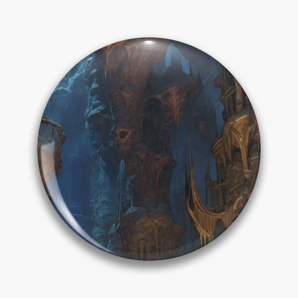 Item preview, The Deep Caverns - Dark Fantasy Art concept designed and sold by Delerat7.