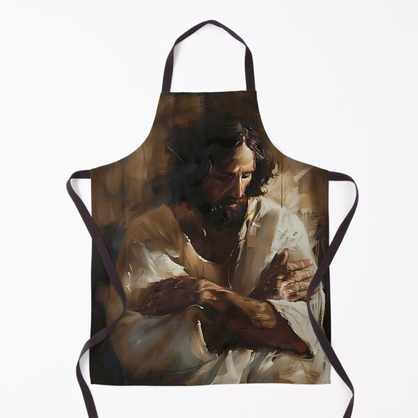 Item preview, Embracing Jesus in Thick Oil Style designed and sold by LivingArtClips.