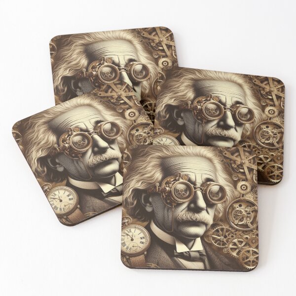 Item preview, Albert Einstein Steampunk  designed and sold by sevenmountains.