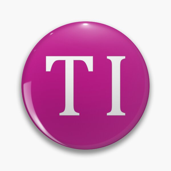 Item preview, TI Initials Monogram Elegant White Letters designed and sold by Jeallan Designs.
