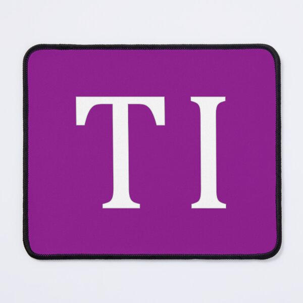 Item preview, TI Initials Monogram Elegant White Letters designed and sold by Jeallan Designs.