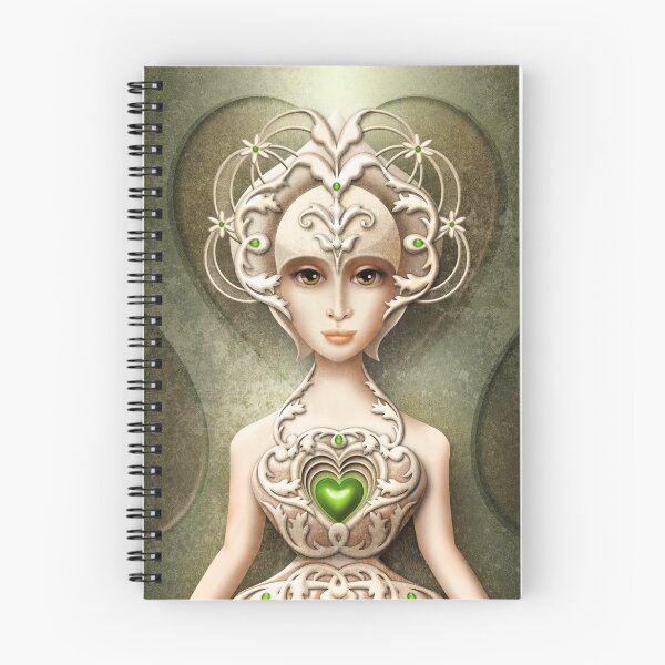 Item preview, Green Heart Chakra Goddess designed and sold by Britta Glodde.