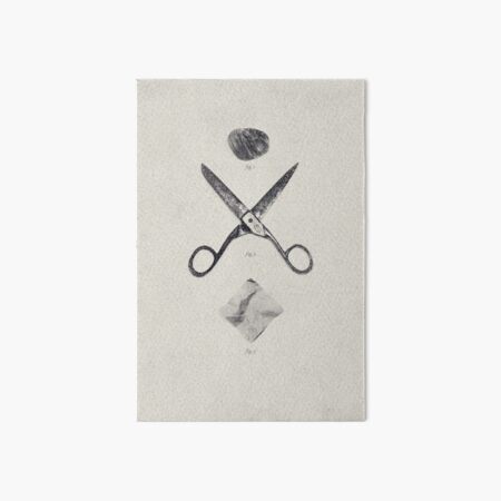 ROCK / SCISSORS / PAPER Galeriedruck