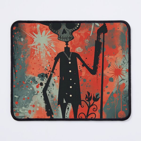 Item preview, Grunge Death Reaper Quirky Print designed and sold by JaimeLikes.