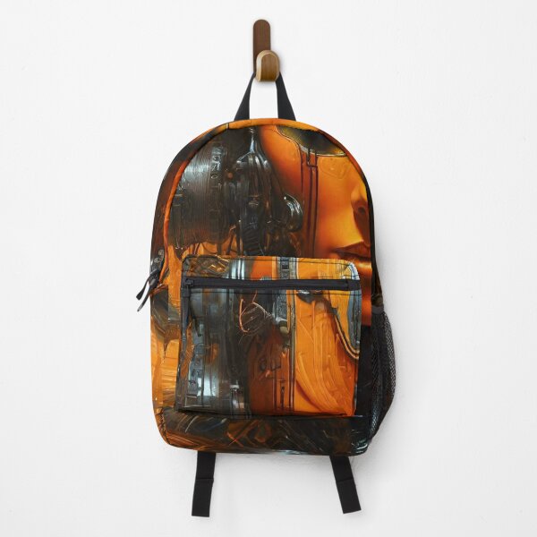 Item preview, Futuristic Entity in Orange - Sci Fi Art concept designed and sold by Delerat7.