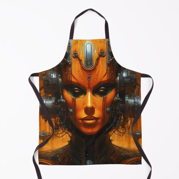 Item preview, Futuristic Entity in Orange - Sci Fi Art concept designed and sold by Delerat7.