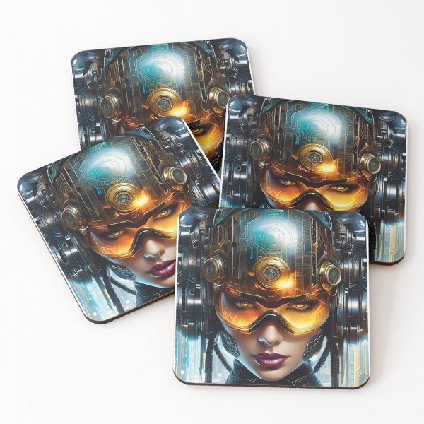 Item preview, Cyberpunk Net Runner - Sci Fi Art concept designed and sold by Delerat7.