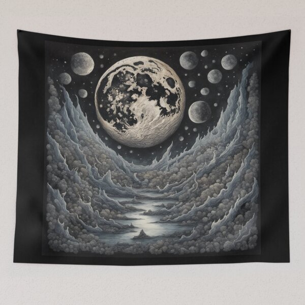 Item preview, Moonscape designed and sold by DreamOfMorpheus.