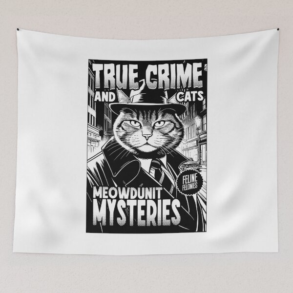 Item preview, True Crime And Cats Meowdunit Mysteries Funny Cat Lover designed and sold by GrandeDuc.