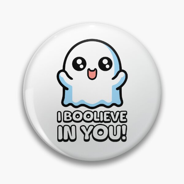 Item preview, I Boolieve In You! Cute Motivational Ghost Pun designed and sold by PMCreative.