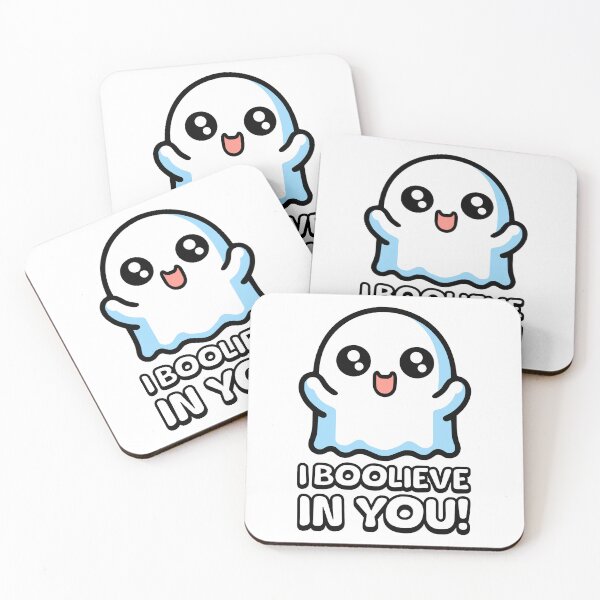 Item preview, I Boolieve In You! Cute Motivational Ghost Pun designed and sold by PMCreative.