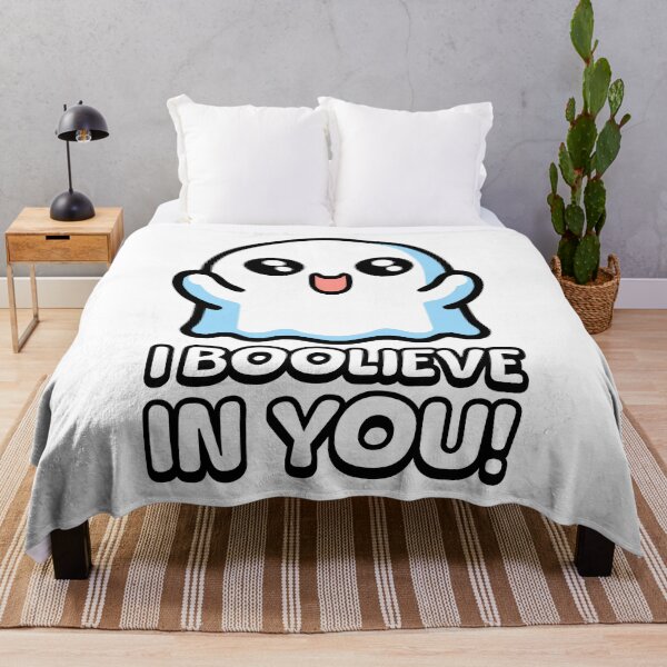 Item preview, I Boolieve In You! Cute Motivational Ghost Pun designed and sold by PMCreative.