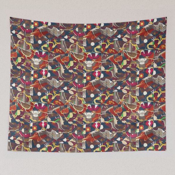 Item preview, abstract pattern designed and sold by Myriam Iart.
