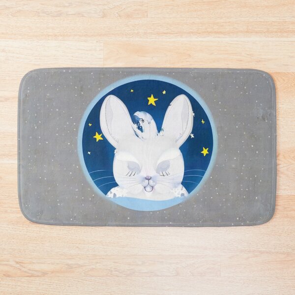 Item preview, White rabbit smile designed and sold by jerryconer.