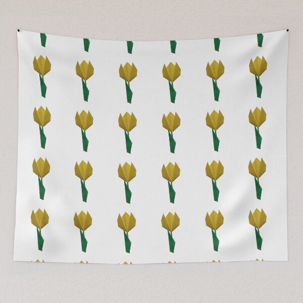 Item preview, tulip town, tulip, yellow tulip, spring, early spring, origami, origami work designed and sold by colorgallery11.