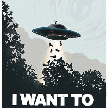 Artwork thumbnail, Alien Bunny Rabbit UFO by tinaschofield