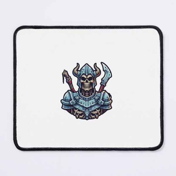 Item preview, Armored Skeleton Knight Cartoon Style Illustration designed and sold by psychcyberpunk.