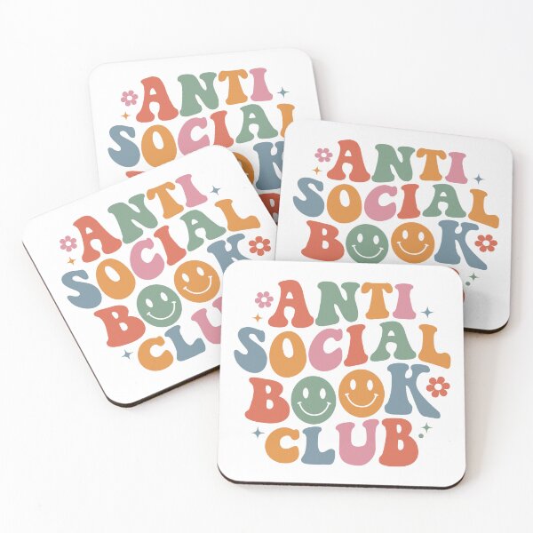 Item preview, Antisocial Book Club designed and sold by The Hobbyist Vancouver.