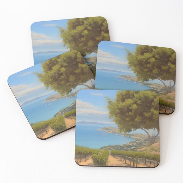 Item preview, Corfu Vineyard  designed and sold by painting-greece.