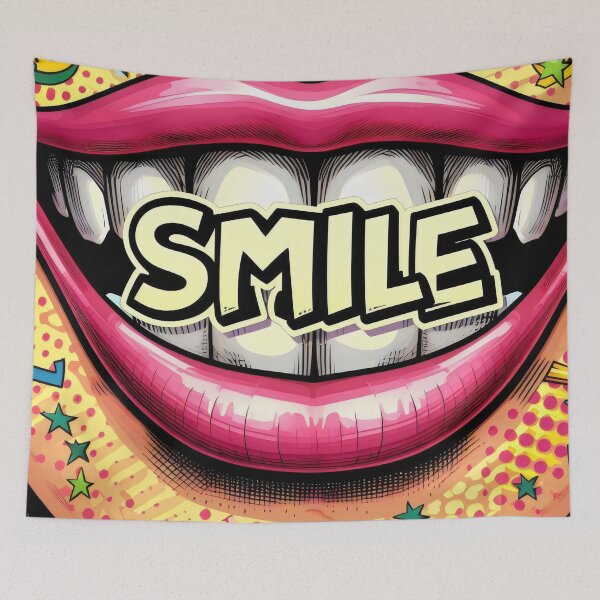 Item preview, Smiling mouth. designed and sold by MyHappyArtShop.