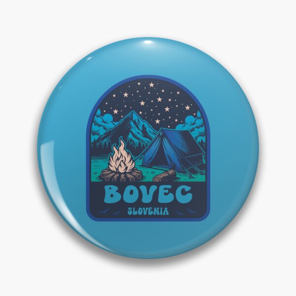 Item preview, Bovec Julian Alps Slovenia Camping Design designed and sold by CynthiaGraphics.