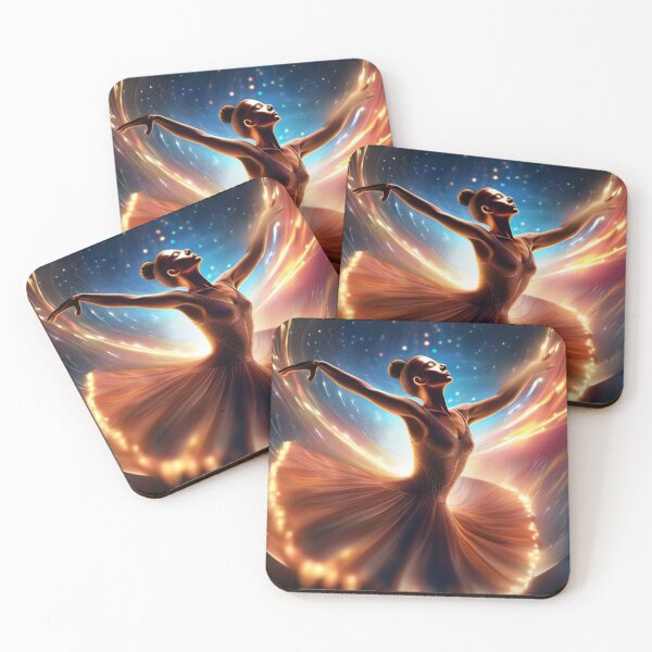 Item preview, 5033 Dancer surrounded by ribbons of multicolored lights designed and sold by Magic3D.