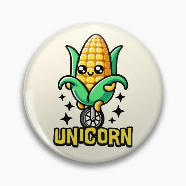 Item preview, Unicorn! Cute Unicycle Corn Pun designed and sold by PMCreative.