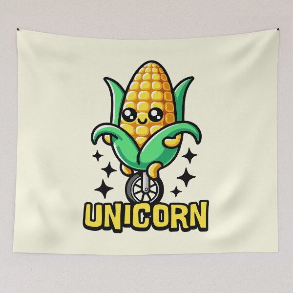 Item preview, Unicorn! Cute Unicycle Corn Pun designed and sold by PMCreative.