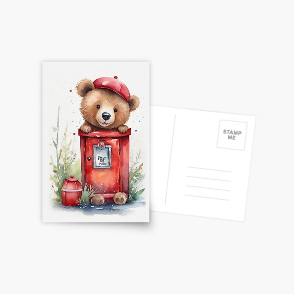 Item preview, Bear Mailbox Delight designed and sold by DaffodilArts.