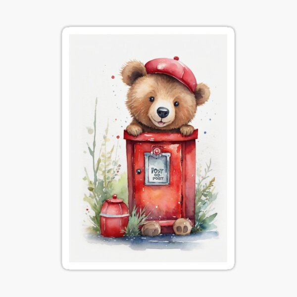 Item preview, Bear Mailbox Delight designed and sold by DaffodilArts.