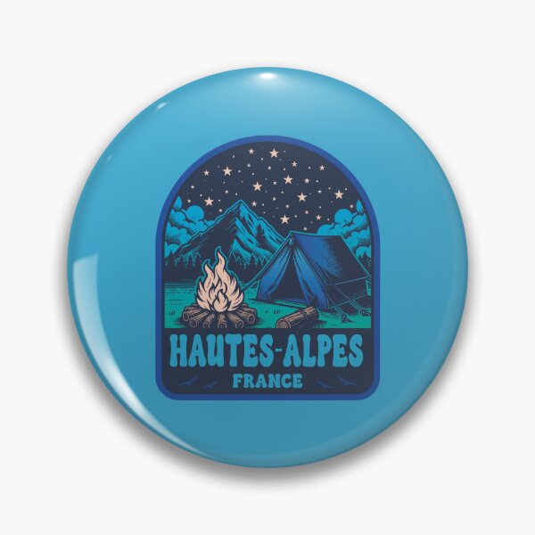 Item preview, Hautes-Alpes France Camping Design designed and sold by CynthiaGraphics.