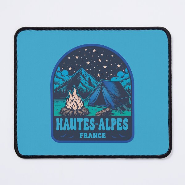 Item preview, Hautes-Alpes France Camping Design designed and sold by CynthiaGraphics.
