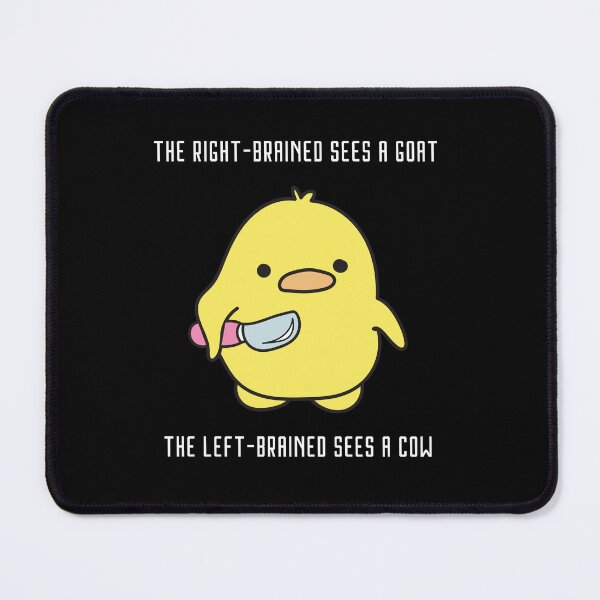 Item preview, Left-brained, right-brained, no-brained. designed and sold by UnCoverDesign.