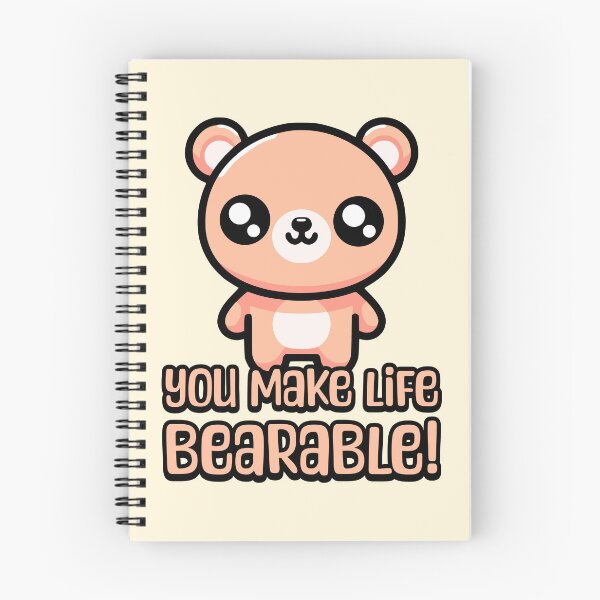 Item preview, You Make Life Bearable! Cute Bear Pun designed and sold by PMCreative.