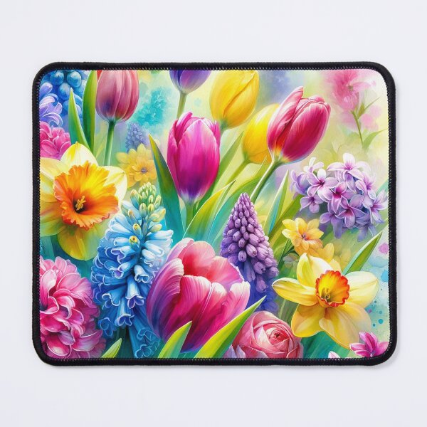 Item preview, Vibrant Spring Flower Bouquet designed and sold by ArtzyOne431.