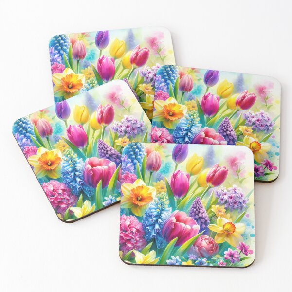Item preview, Vibrant Spring Flower Bouquet designed and sold by ArtzyOne431.