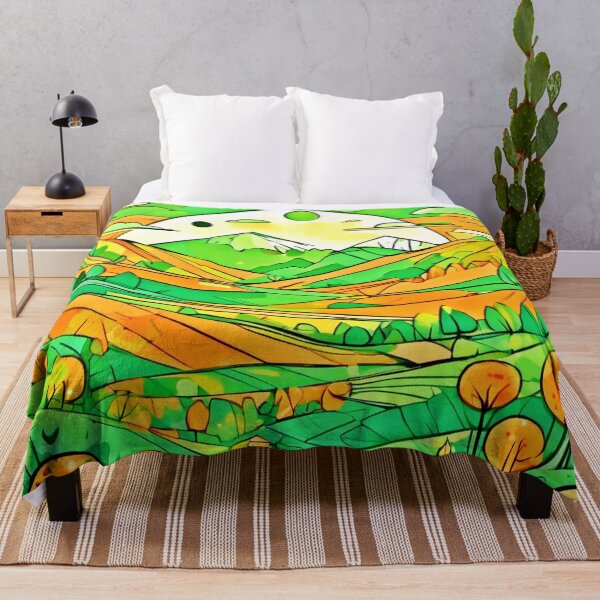 Item preview, Vibrant Orange & Green Art designed and sold by Health And Fitness Posts e-Store.
