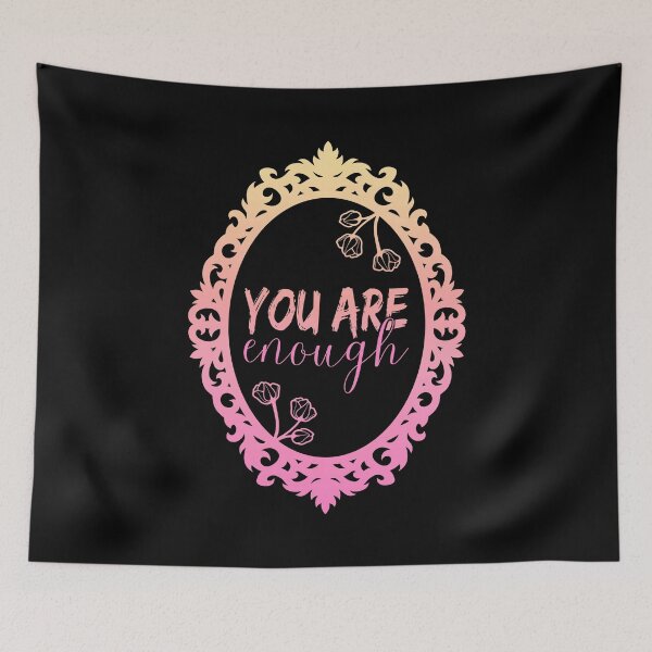 Item preview, Body Positivity Self Love Mirror | You Are Enough  designed and sold by ObsidianDaz.
