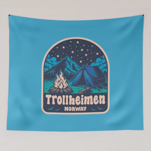 Item preview, Trollheimen Mountains Norway Camping Design designed and sold by CynthiaGraphics.