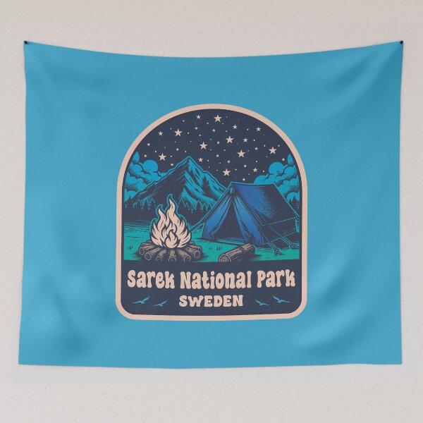 Item preview, Sarek National Park Lapland Sweden Camping Design designed and sold by CynthiaGraphics.
