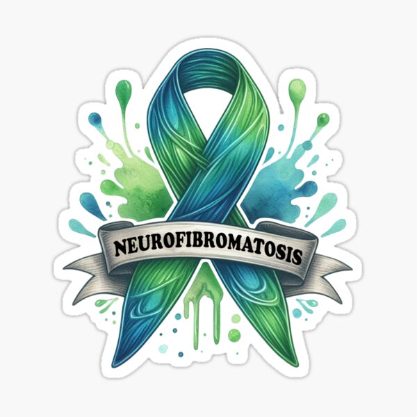 Neurofibromatosis Awareness Water Bottle - 21oz Stainless Steel Sports Bottle With Carabiner