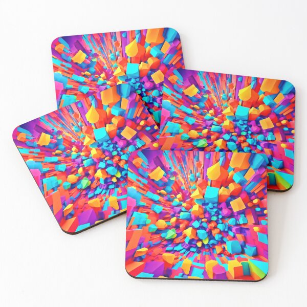 Item preview, Wide Angle Colorful Abstracts designed and sold by Health And Fitness Posts e-Store.