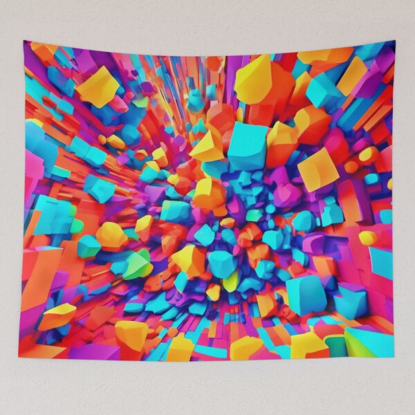 Item preview, Wide Angle Colorful Abstracts designed and sold by Health And Fitness Posts e-Store.