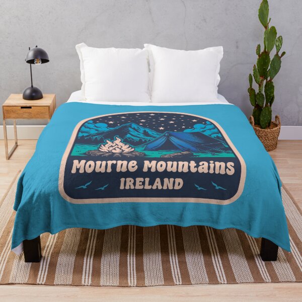 Item preview, Mourne Mountains Ireland Camping Design designed and sold by CynthiaGraphics.